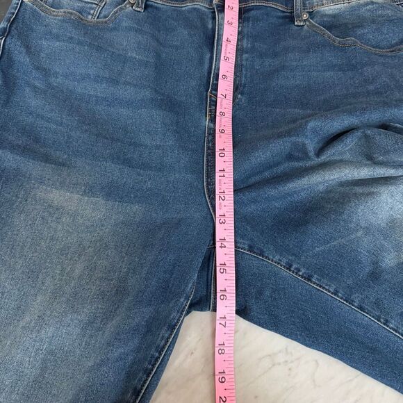 DG2 by Diane Gilman Laced Hem Skinny Jeans size 18WT NWT - Picture 5 of 6